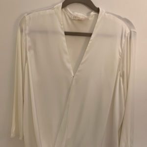 Michael Kors white satin top